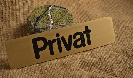 Табличка Privat