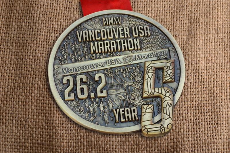 Медалі "MMXV VANCOUVER USA MARATHON"